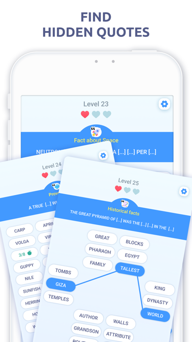 Hexa Ties: Word Associations app screenshot 3