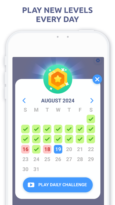 Hexa Ties: Word Associations app screenshot 6