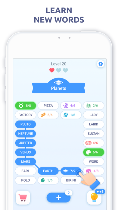 Hexa Ties: Word Associations app screenshot 7