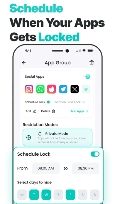 HiddenMe app screenshot 2