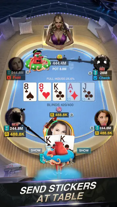 Holdem or Foldem – Texas Poker app screenshot 1