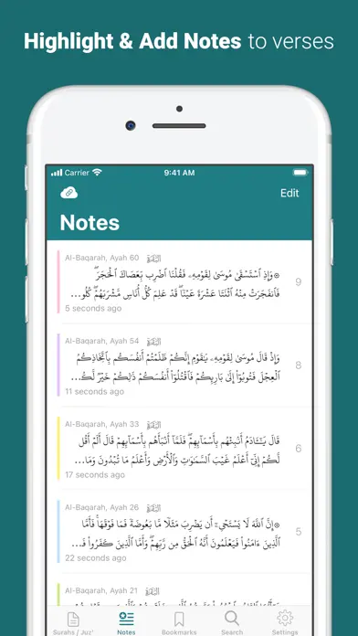 Holy Quran Offline Reading app screenshot 3