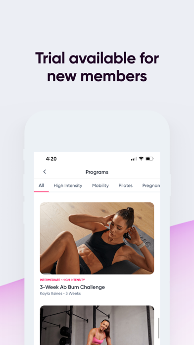 Home Workouts for Women, UpFit app screenshot 3