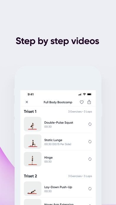 Home Workouts for Women, UpFit app screenshot 8