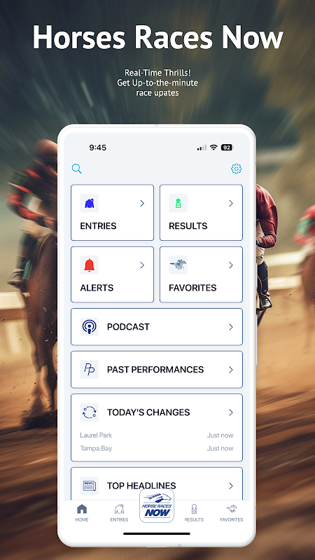 Horse Races Now app screenshot 1
