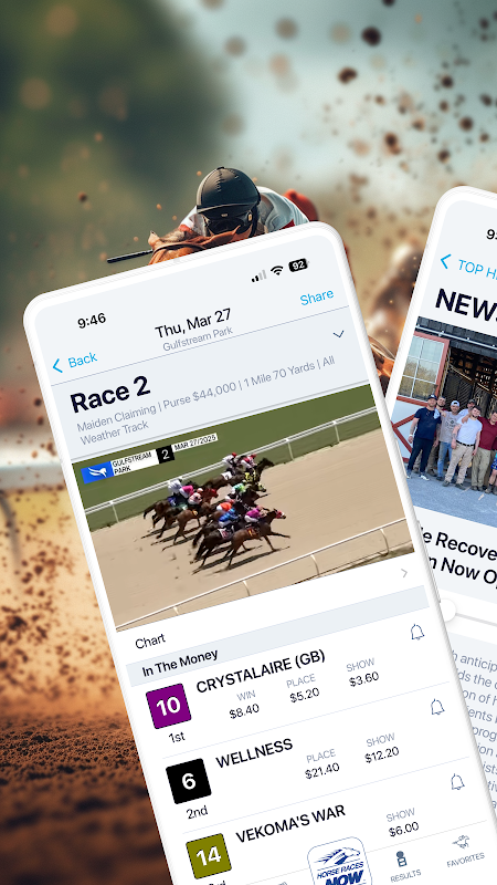Horse Races Now app screenshot 2
