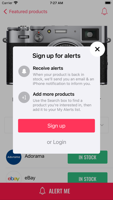 HotStock – in-stock alerts app screenshot 3