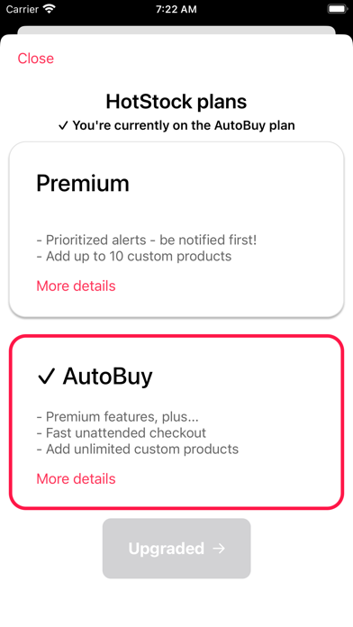 HotStock – in-stock alerts app screenshot 4