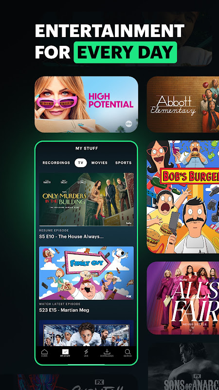 Hulu: Stream TV shows & movies app screenshot 1