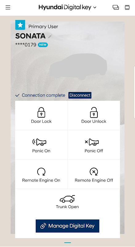 Hyundai Digital Key app screenshot 4