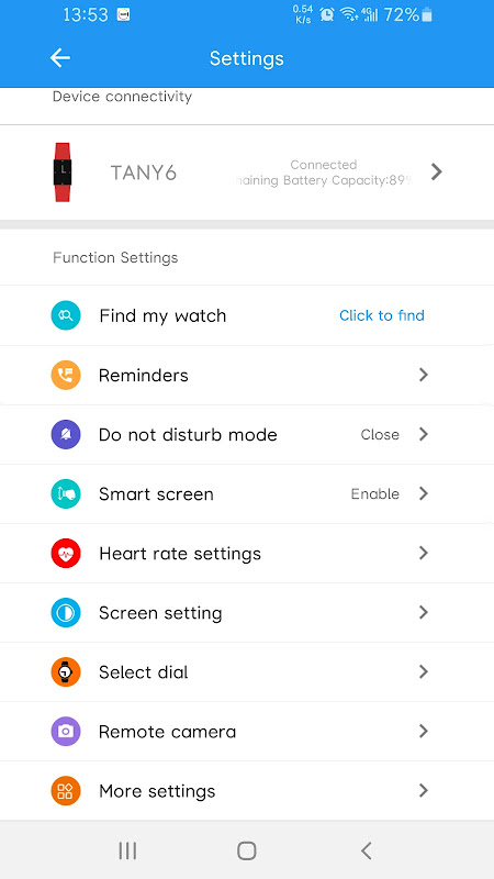 iband app screenshot 3