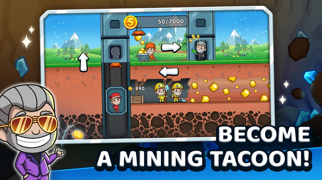 Idle Miner Tycoon: Gold & Cash app screenshot 3