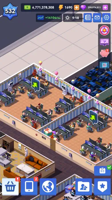 Idle Office Tycoon- Money game app screenshot 7
