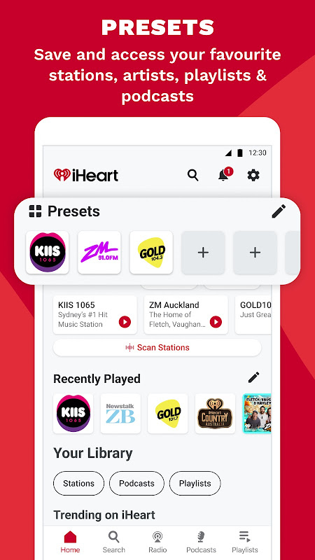 iHeart: Radio, Podcasts, Music app screenshot 3