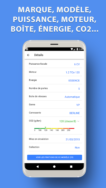 Immatriculation Scanner app screenshot 1