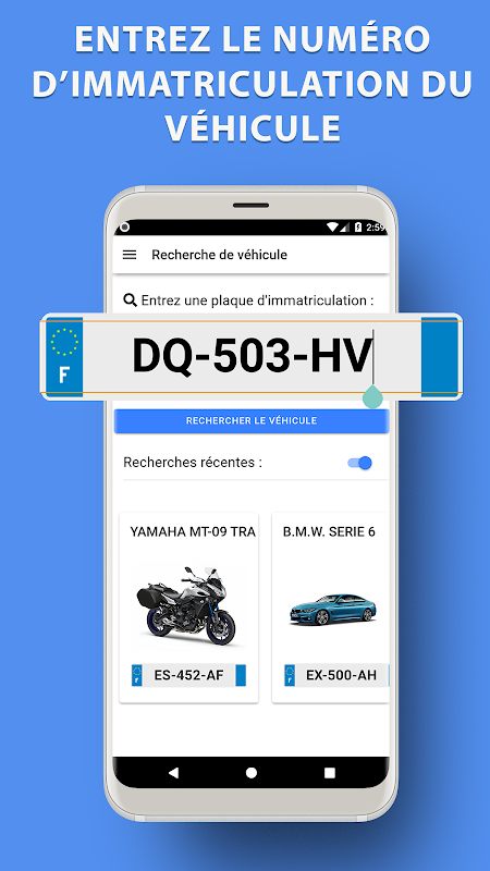 Immatriculation Scanner app screenshot 7