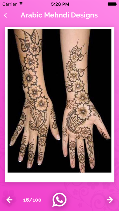 Indian Mehndi designs app screenshot 1