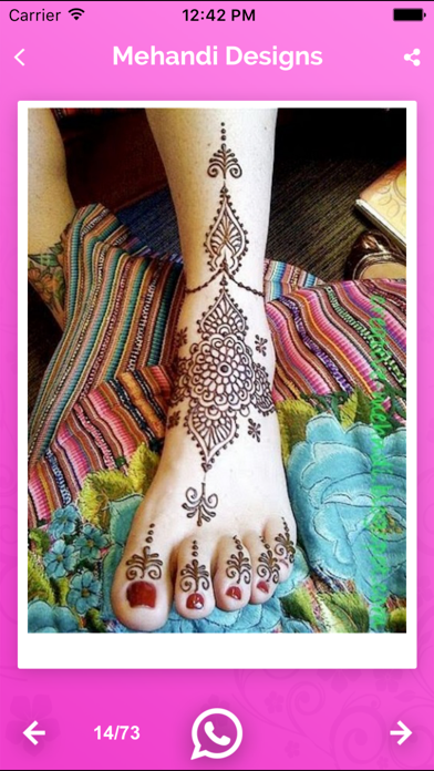 Indian Mehndi designs app screenshot 2