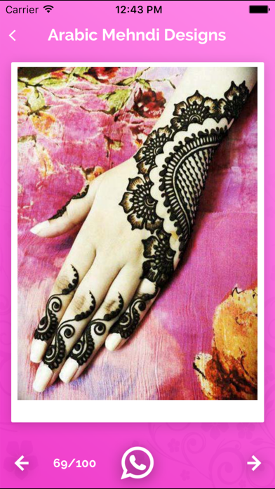 Indian Mehndi designs app screenshot 3