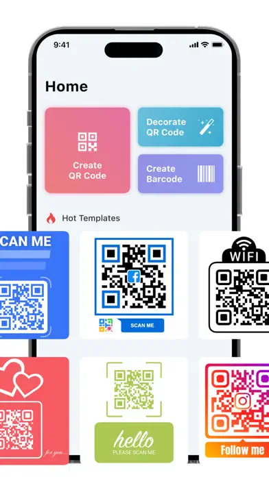 Inspire QR Code app screenshot 2