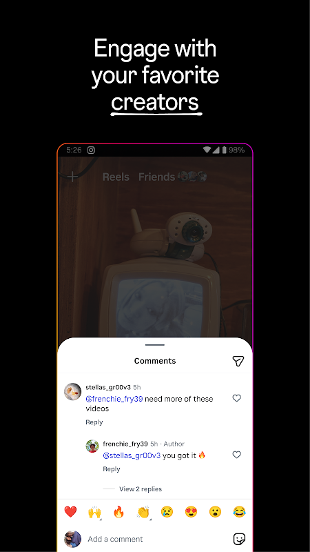 Instagram app screenshot 2