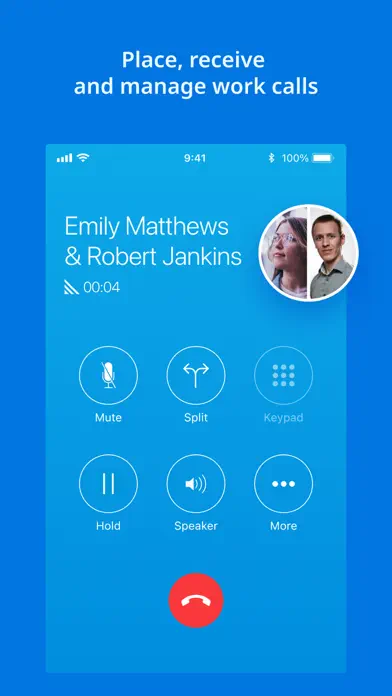 Intermedia Unite app screenshot 2