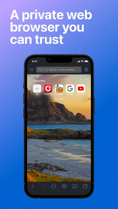 Internet Browser (TV) app screenshot 1