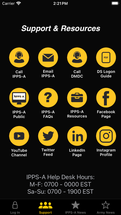 IPPS-A Launch Platform app screenshot 2