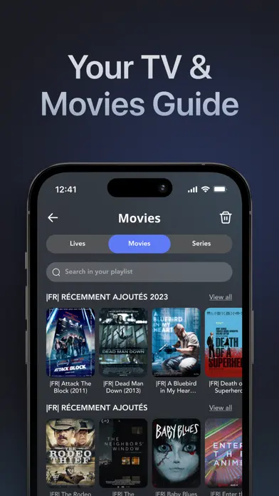 IPTV Extreme Pro app screenshot 1
