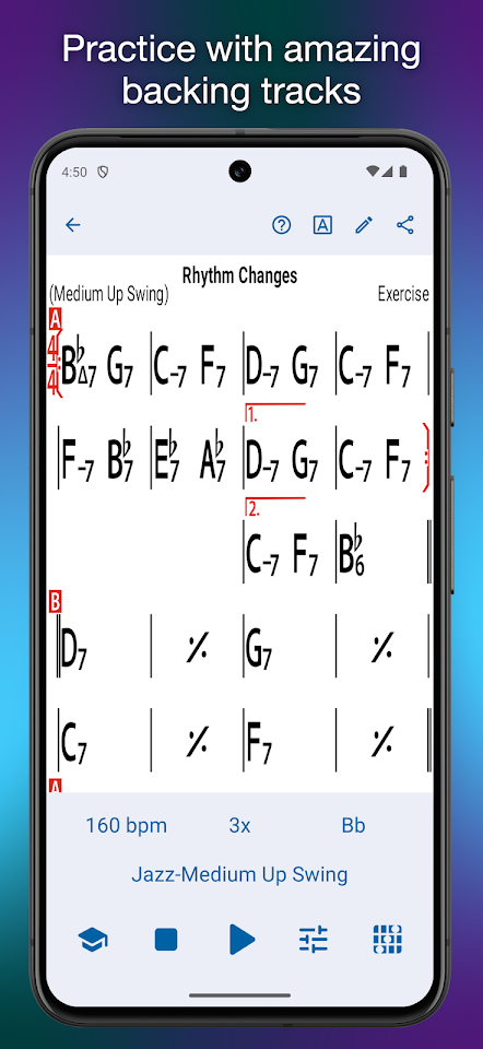 iReal Pro app screenshot 2