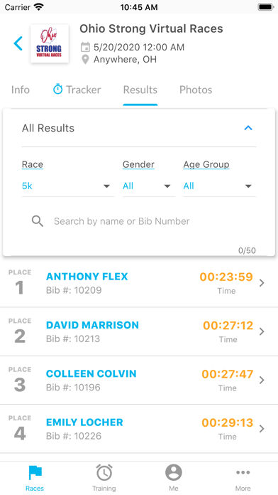 ITS YOUR RACE app screenshot 4