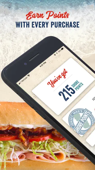Jersey Mike’s app screenshot 2