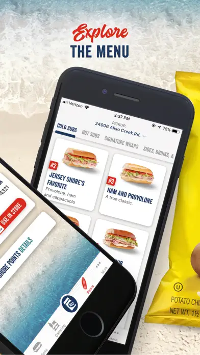 Jersey Mike’s app screenshot 3