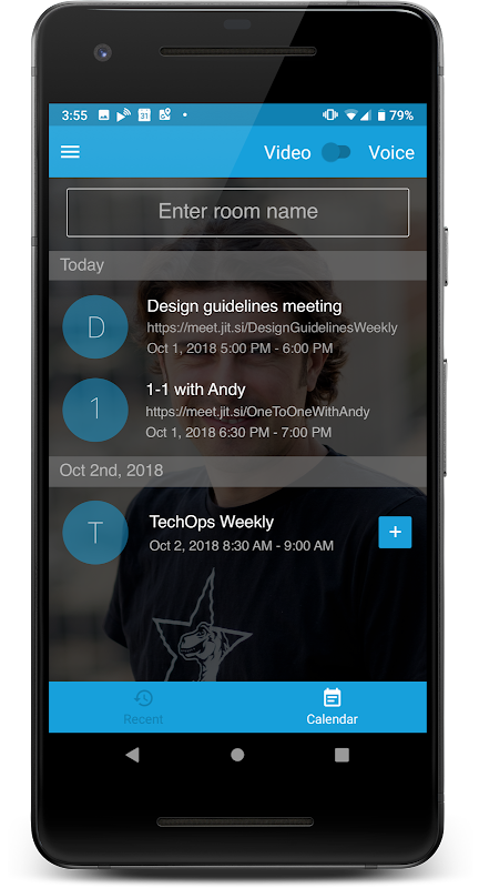 Jitsi Meet app screenshot 3