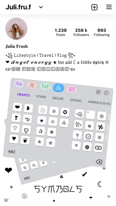 Keyboard Themes: Emoji Fonts app screenshot 4