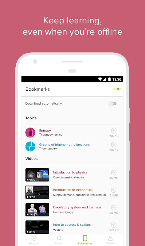 Khan Academy app screenshot 3