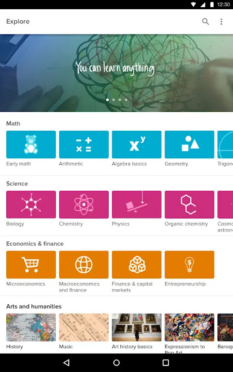 Khan Academy app screenshot 6