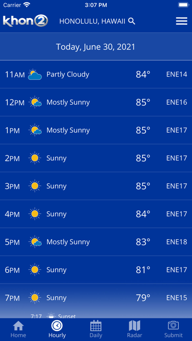 KHON2 WX – Radar & Forecasts app screenshot 2