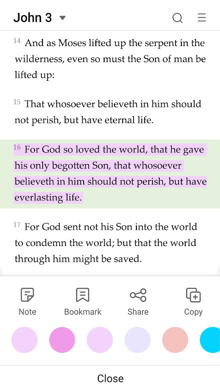 King James Bible – Verse+Audio app screenshot 3
