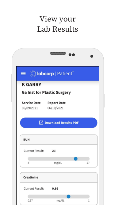 Labcorp | Patient app screenshot 1