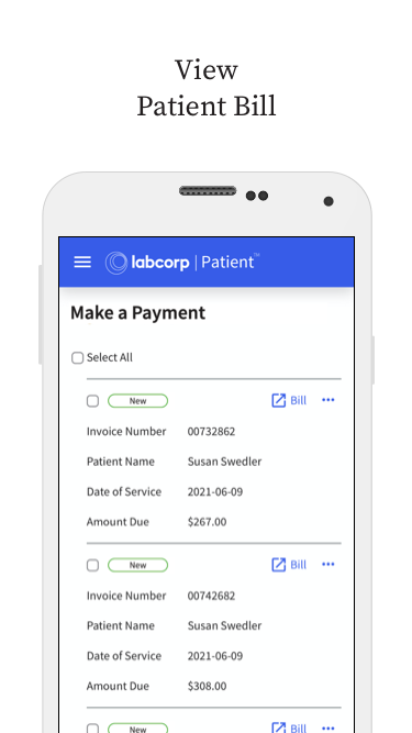 Labcorp | Patient app screenshot 2