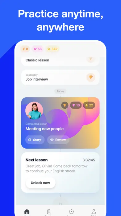 Langify – AI Language Tutor app screenshot 3