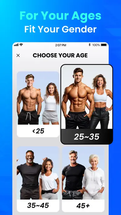 Lazy exercise at home app screenshot 4