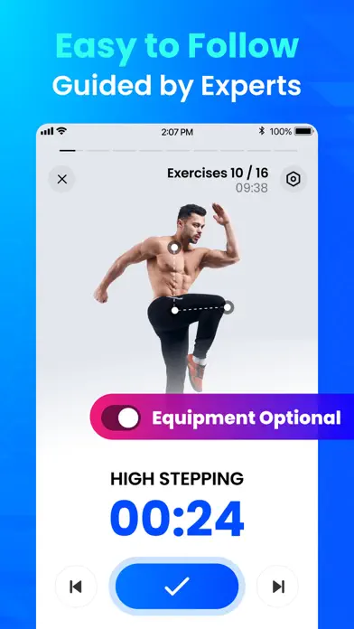 Lazy exercise at home app screenshot 5