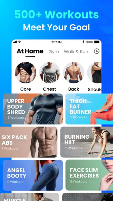 Lazy exercise at home app screenshot 7