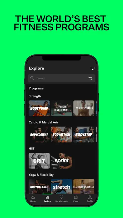 LES MILLS On Demand app screenshot 2