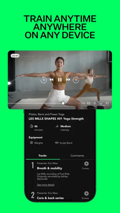 LES MILLS On Demand app screenshot 3