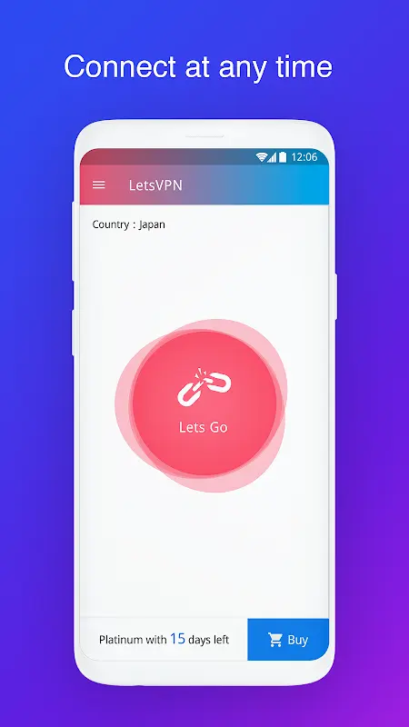LetsVPN app screenshot 1