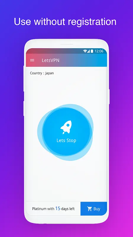 LetsVPN app screenshot 2