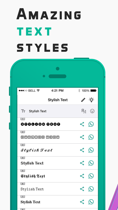 Letter Fonts – Stylish Text app screenshot 3